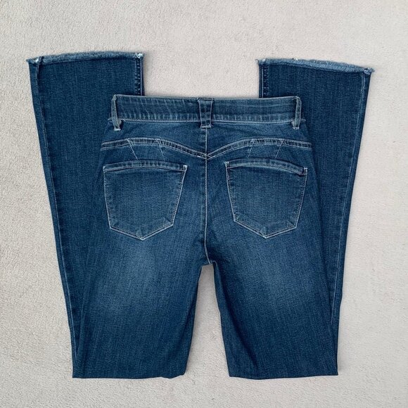 Democracy Women's Boot Cut Jeans - Dark Blue - Picture 8 of 14